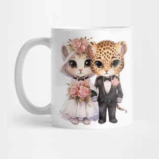 Jaguar Couple Gets Married Mug